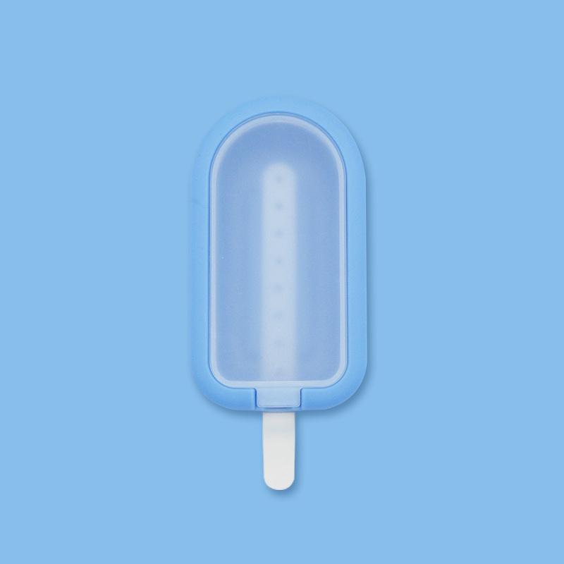 Силиконовая форма для изготовления мороженого с полипропиленовой крышкой и наклейками, создатель мороженого с прекрасным сердцем