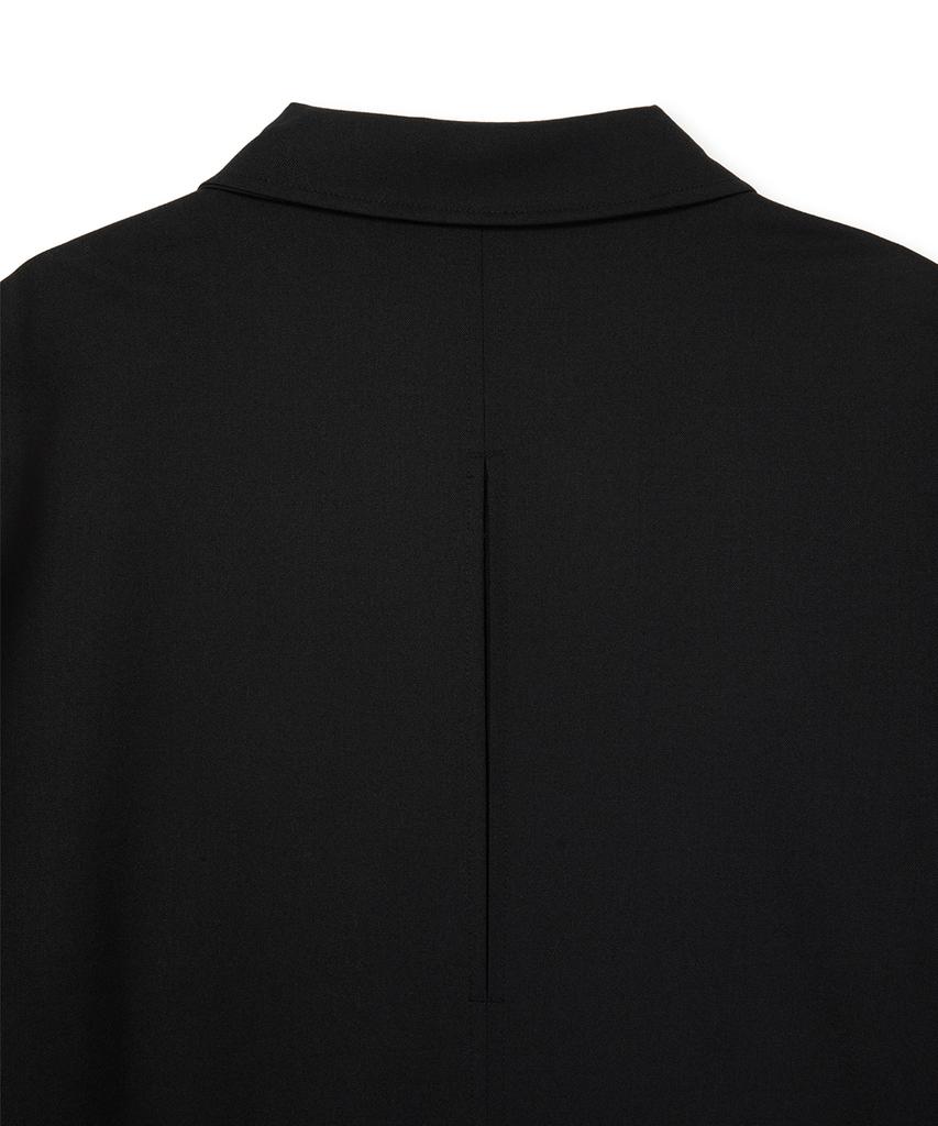 Synqia Heritage Double-Breasted Tailored Jacket Black