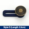 10/5/2/1pcs Metal Jeans Button Extender Free Sewing Adjustable Pants Waist Extender Buttons Retractable Waistband Buckle DIY Skirts Trousers
