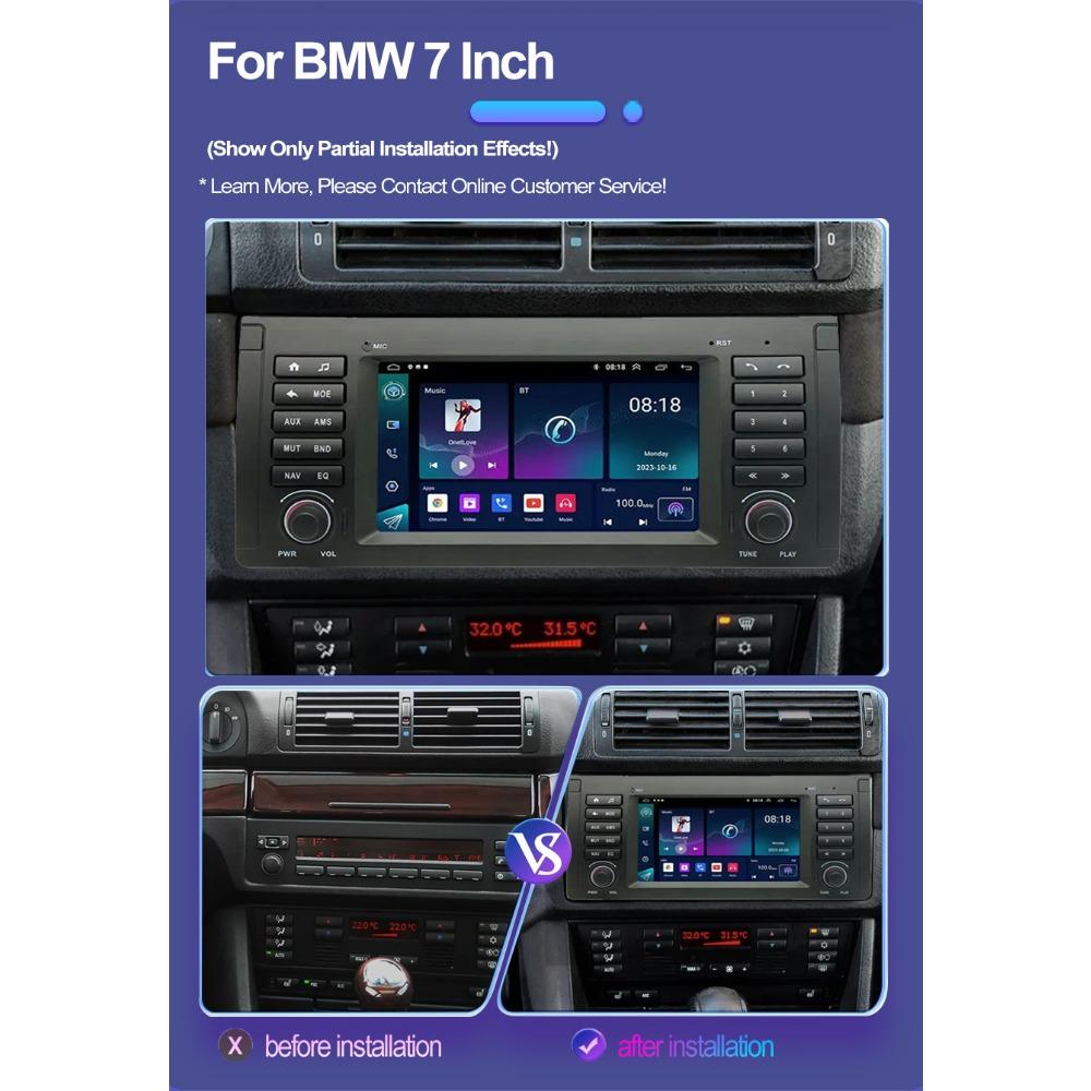 Car Radio Multimedia Player For BMW X5 E53 E39 M5 E38 1996-2007 2 Din Android Carplay GPS Autoradio 2+32GB