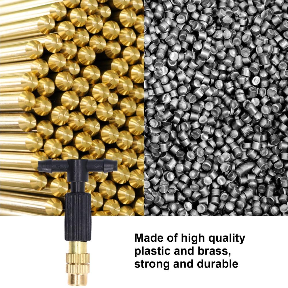 40pcs Easy Installation Misting Nozzle Brass Drip Irrigation Nozzle  Drip Irrigation Setup