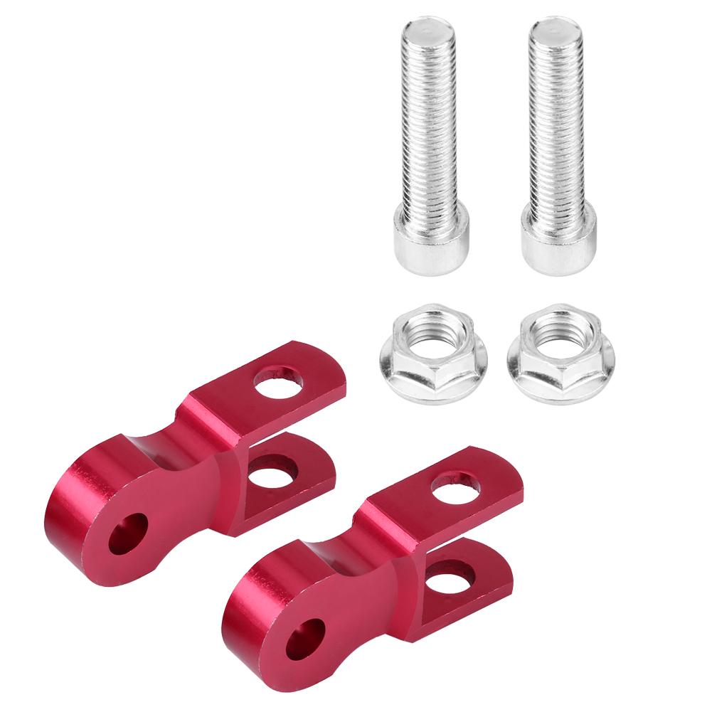 2 шт. Универсальное мотоциклетное демпфирующее устройство для увеличения высоты, амортизаторы 5 см, шасси красное (w Винт)