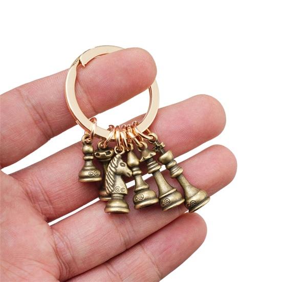 Chess Keychain Bag Charms Easy To Hang Lightweight Portable Multipurpose Handbag Wallet