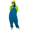 Southark Fleece Kigurumi Super Mario Luigi Free Size BAN-058 (Adult)