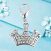 Мода Стразы Корона Кулон Брелок Собака Завесы Декор Аксессуары для домашних животных
