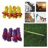 8 Pieces Outdoor Guyline Tent Cords Camping Rope with Guylines Adjuster Tarp