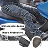 Windproof Motorcycle Racing Jeans Casual Pants Men's Motocross Off-Road Knee Protective Trousers