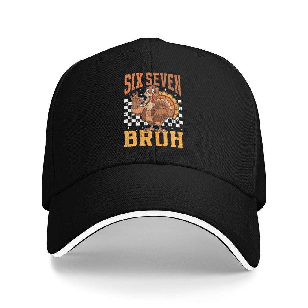 Baseball Caps Bruh 67 Six Seven 6-7 Funny Brainrot Meme Fans Gifts Graphic Unisex Casual Summer Caps