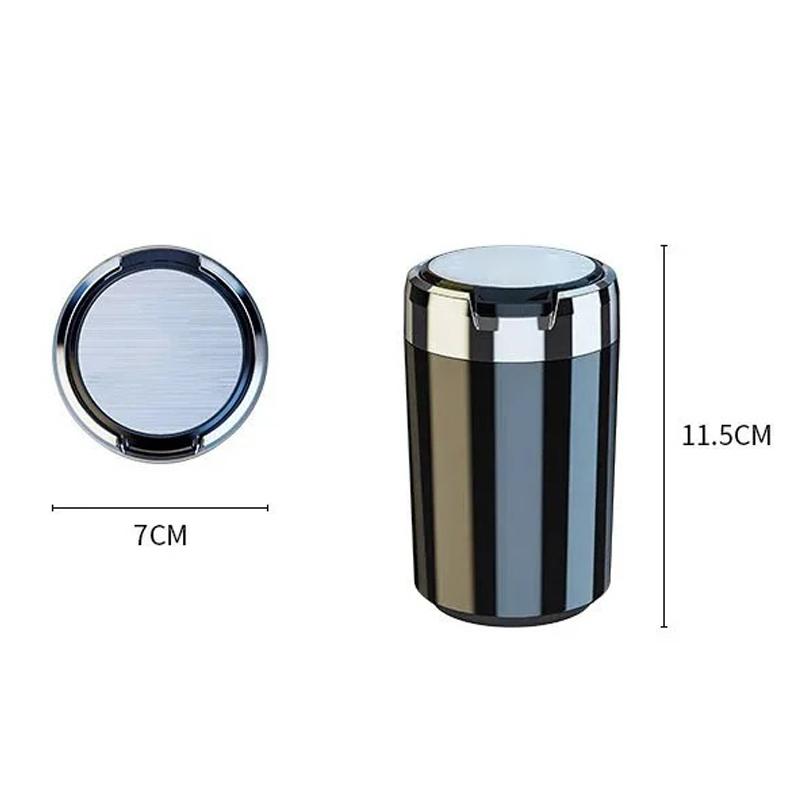 Portable Car Interior Ashtray With Lid Ashtrays Cup Holder For Porsche 911 Cayenne Macan Carrera-GT 928 944 968 Panamera Boxster