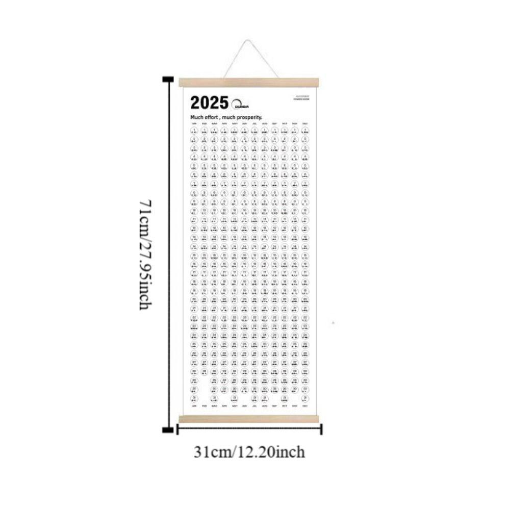 Прямоугольный настенный календарь 2025 года Удобный планировщик расписания для самодисциплины Подарки на праздники