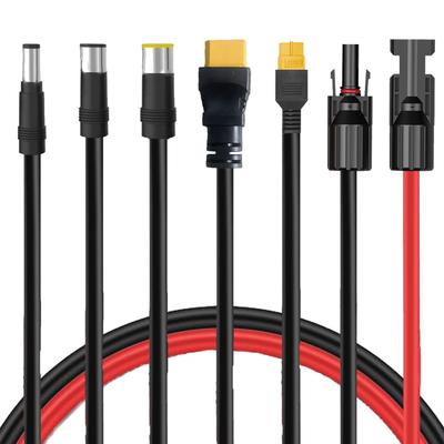 MC4 Solar Connector 14AWG Солнечный зарядный кабель DC8020 Порт Солнечная панель Портативный источник питания Солнечный кабель Адаптер-конвертер 5 в 1 Солнечный генератор