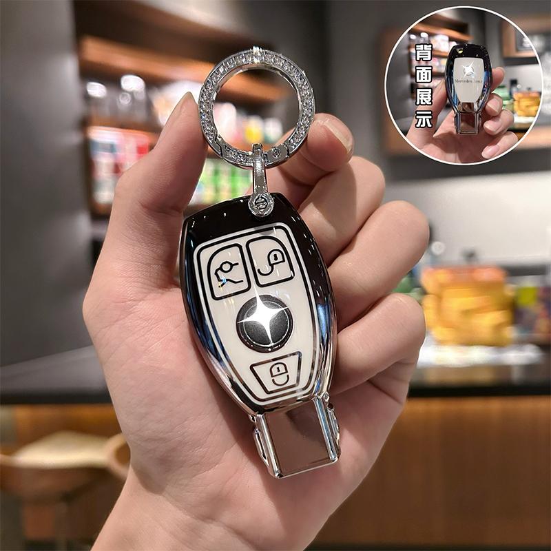 Fashion Car Remote Key Case Cover Shell For Mercedes Benz A C E S G Class GLC CLE CLA GLB GLS W177 W205 W213 W222 X167 AMG a1