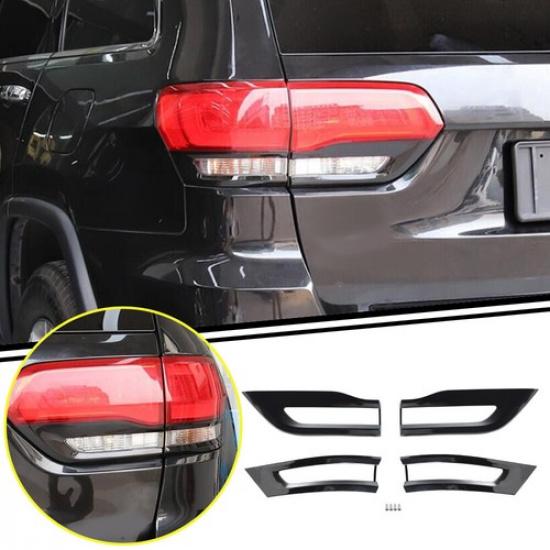 Для Jeep Grand Cherokee 2014-2020 Черный Глянец Накладка на Задний Фонарь