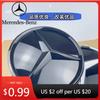 MPQ1 Hot Car Sticker Grill Badge 3D Mirror Front For Mercedes Benz AMG A B C E CLA CLS SLK GL Metris GLK GLA G R V VITO GLE GLC GLS