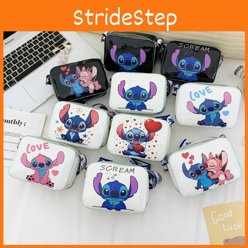 Детская сумка через плечо Stitch из легкого ПУ для школы и детского сада
