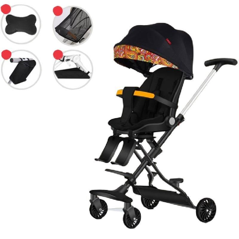 Efficient Foldable Baby Stroller With Adjustable Reclining Seat And Attractive Color Variants