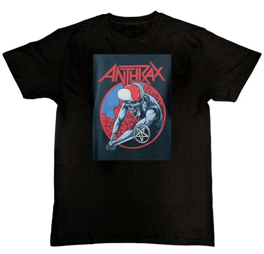 Popular ANTHRAX Concert Graphic Print Mens T-Shirt S-4XL