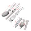 Ultralight Camping Cookware Utensils outdoor tableware set Hiking Picnic Backpacking Camping Tableware Pot Pan 1