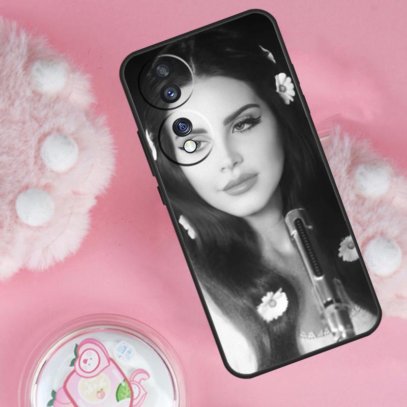 Чехол для телефона Honor Magic 7 Lite 5 6 Pro Honor 200 50 70 90 Lite X9b X9a X8b X8a X8 X9 X9c с изображением певицы Ланы Дель Рей