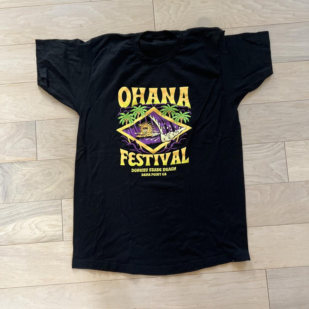 Pearl Jam Ohana T-Shirt large 2024 tour dark matter Surfing Sun style new Unisex T-Shirt