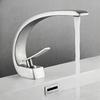 1pcs New Gold Single Handle Bathroom Sink Faucet, Long Neck Elegant Design Single Hole Lavatory Faucet Basin Mixer Tap