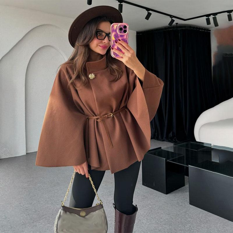Женский плащ однобортный с рукавом «летучая мышь», тонкие новые пальто, повседневные свободные, офисные, женские, шикарные, элегантные, осенние, однотонные, модные куртки