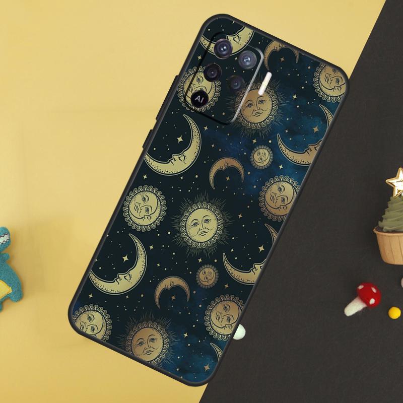 Чехол 'Солнце Луна Знаки Зодиака Небесный' для Oppo A60 A80 A40 A15 A16 A17 A57 A94 A74 A54 A76 A96 A18 A38 A58 A78 A98 A5 A6 Pro