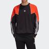 adidas originals B Trf Ab Crew Colorblock Casual Sports Pullover Black Men's GE0807