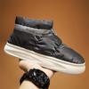 Winter Men Snow Boots Outdoor Plush Warm Ankle Boots Men Down Waterproof High Top Home Men Cotton Shoes Non-Slip Outdoor