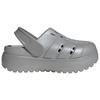 Adidas Adilette Platform Clogs Women's Silver JQ9879