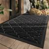 Simple Polypropylene Anti-fouling Door Mat Non-slip Foot Mat Household Entryway Rubber Mat Dust Removal Anti-wear Carpet