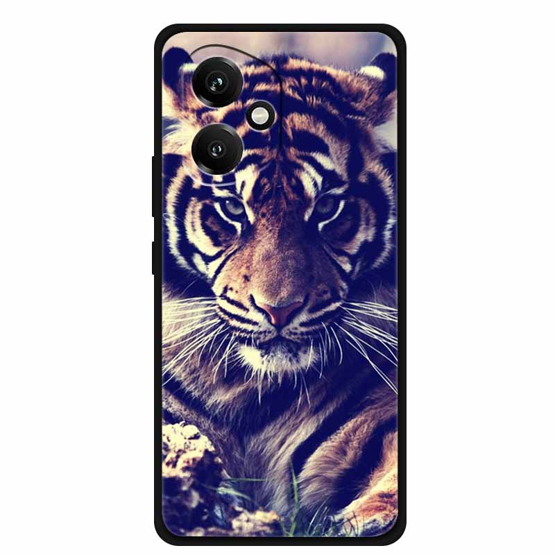 For Honor 400 5G Case Honor400 Phone Cover Wolf Lion Black Silicone Soft Coque For Honor 400 Pro 5G Back Cover Case Funda Shell