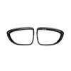 For MG3 Hybrid 2024 2025  ABS carbonfiber black Car Rearview Door Side Mirror Trim Rearview Mirror Rain Shield Cover Accessories