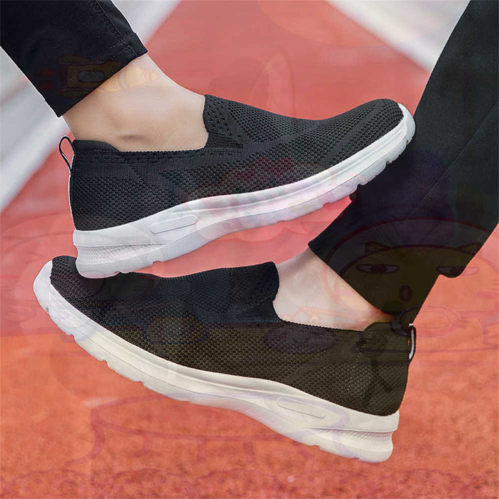 Without Laces Cotton Sheos For Men Skateboarding Blue Men Sneakers Water Shoes Adults Sport Models Aestthic Casuall Outing