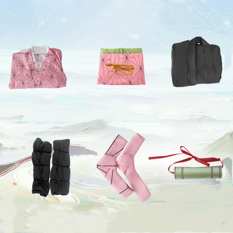 Кимоно «Убийца демонов» Кимэцу Но Яиба Камадо Незуко, карнавальный костюм