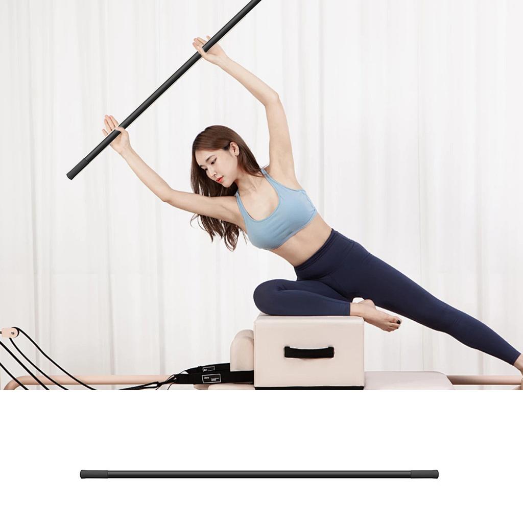 Portable Yoga Stick Fitness Rod With Comfortable Foam Handles Flexibility Exercise Rod for Enhanced Yoga & Workout