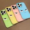 Jelly Two-in-one Mobile Phone Case Ins Style Cute Personality Frosted Internet Celebrity Full-cover Edge Protective Cover Airbag Anti-fall Model