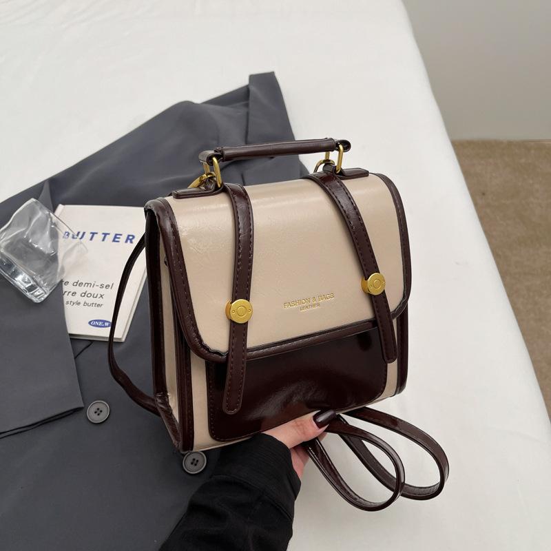 Ретро рюкзак женский новый повседневный универсальный высококлассный дорожный маленький рюкзак для поездок