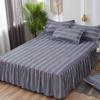 Bed Skirt Anti-dirty Sheet Bedspread Printed Elastic Band Bedclothes Queen King Skin-friendly Beds Protector Bedroom Decoration