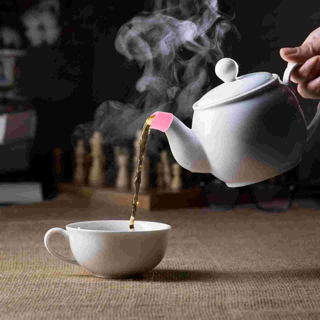 2 шт. Крышка для носика чайника, противоутечка, нескользящие защитные рукава, кофейный аксессуар, чайник для крышек, силикагель, крышка для чайника