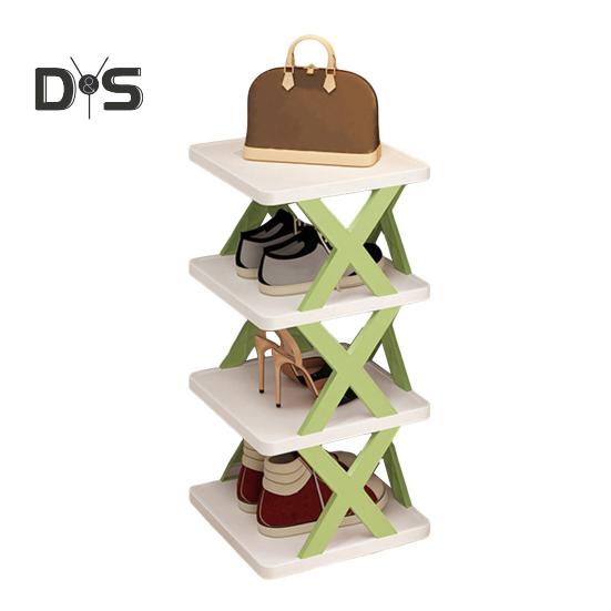 Полка для хранения обуви, прочная, несущая, простая в установке, многослойная, съемная, органайзер для обуви