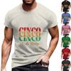 Мужские футболки с графическим текстом Pool3D печать Уличная повседневная одежда с короткими рукавами и принтом