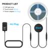 12V 24V COB LED Strip Light With Dimmable Penetrable Wood Mirror Acrylic Wireless Hand Sweep Touch Sensor Switch for Kitchen