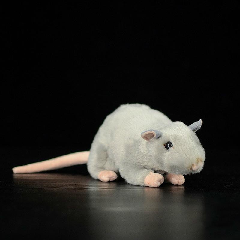 17CM Super Soft Gray Mouse Plush Toy Mouse Doll Artificial Animal Plush Toy