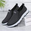 Cloth Shoes Men's Soft-soled Non-slip Canvas Shoes Slip-on Casual Shoes Lightweight Breathable Shoes