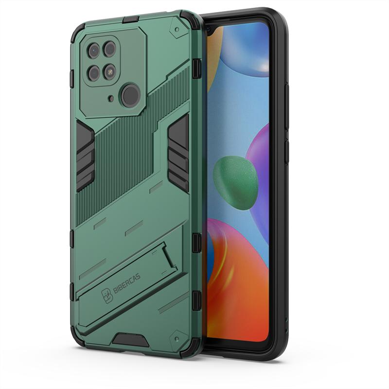 Для Xiaomi Redmi 10C 10 C C10 чехол роскошный противоударный бронированный автомобильный магнитный чехол для телефона с подставкой для Redmi10C 220333QAG 6.71" задняя крышка