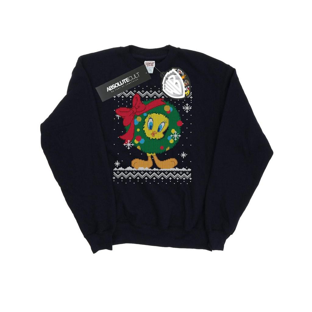 Looney Tunes Womens/Ladies Tweety Pie Christmas Fair Isle Sweatshirt