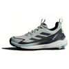 Женские кроссовки Terrex Free Hiker 2.0 Low GORE-TEX Flash Aqua Lime серого цвета Semi-Flash-Aqua Carbon IG3204