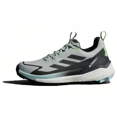 Женские кроссовки Terrex Free Hiker 2.0 Low GORE-TEX Flash Aqua Lime серого цвета Semi-Flash-Aqua Carbon IG3204