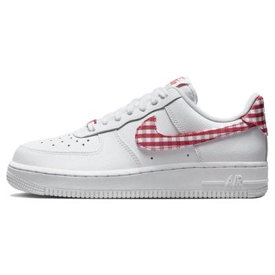 Женские кроссовки Air Force 1 Low '07 Essential Белый Мистический Красный Гингем DZ2784-101